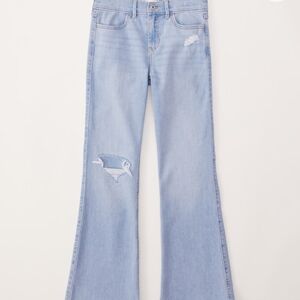 Abercrombie & Fitch Light Blue Flare Jeans